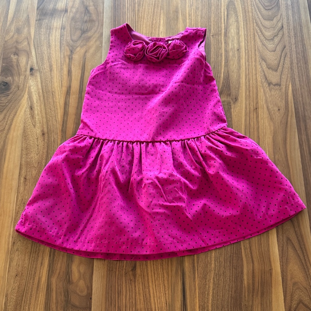 Gymboree Fuchsia Dress with Dotted Pattern